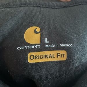 Carhartt sweatshirt.